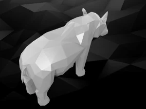 3d printable rhino model 3D Print Model