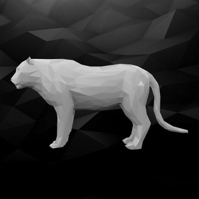 3d printable tiger model 3D प्रिंट मॉडल .c4d .max .obj .3ds .fbx .stl .blend 