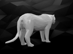 3d printable tiger model 3D प्रिंट मॉडल