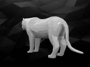 3d printable tiger model 3D प्रिंट मॉडल