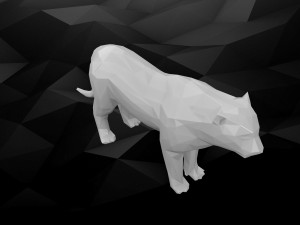 3d printable tiger model 3D प्रिंट मॉडल