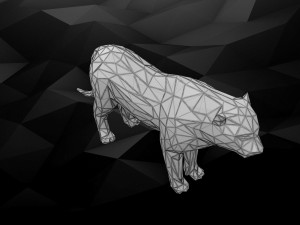 3d printable tiger model 3D प्रिंट मॉडल