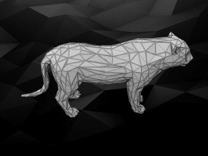3d printable tiger model 3D प्रिंट मॉडल