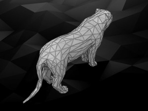 3d printable tiger model 3D प्रिंट मॉडल