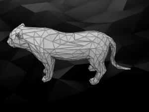 3d printable tiger model 3D Print Model