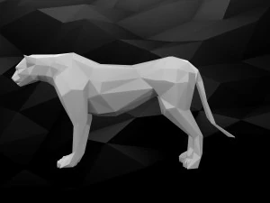 3d printable cheetah model 3D Print Model