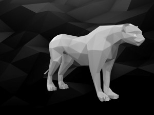 3d printable cheetah model Modelo de impresión 3D