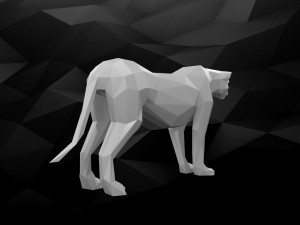 3d printable cheetah model Modelo de impresión 3D
