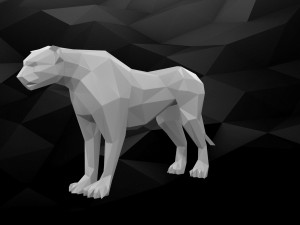 3d printable cheetah model Modelo de impresión 3D
