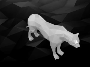 3d printable cheetah model 3D Print Model
