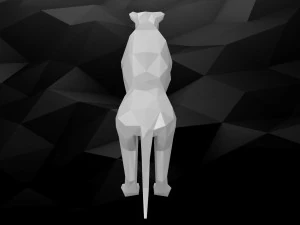 3d printable cheetah model 3D Print Model