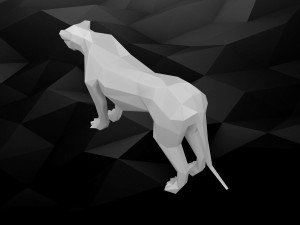 3d printable cheetah model Modelo de impresión 3D