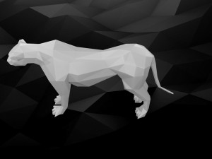 3d printable cheetah model Modelo de impresión 3D