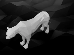 3d printable cheetah model 3D Print Model