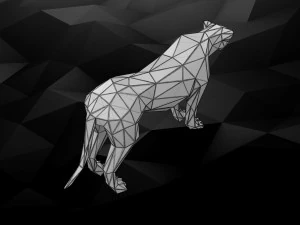 3d printable cheetah model 3D Print Model