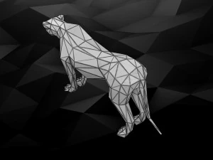 3d printable cheetah model 3D Print Model