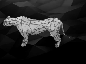 3d printable cheetah model 3D Print Model