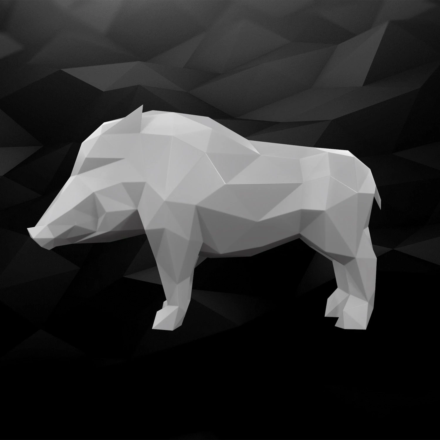 3d printable boar model 3D Print Model .c4d .max .obj .3ds .fbx .stl .blend 
