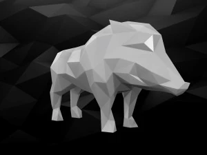 3d printable boar model 3D Print Model