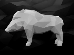 3d printable boar model 3D Print Model