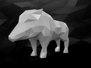 3d printable boar model 3D Print Model