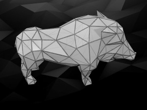 3d printable boar model 3D Принт Модель