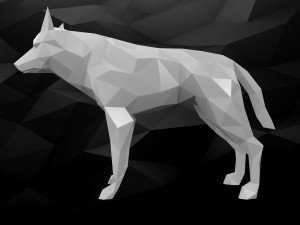 3d printable dog model 3D प्रिंट मॉडल