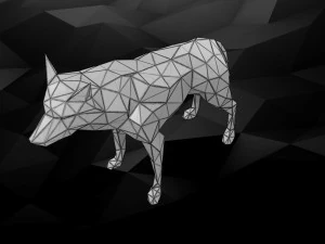 3d printable dog model 3D Print Model