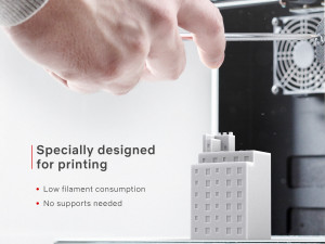 3d print miniature building rb-us-ny-001 3Dプリントモデル