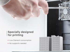 3d print miniature building rb-us-ny-002 Modello di stampa 3D