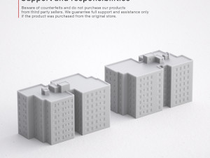 3d print miniature building rb-us-ny-002 Modello di stampa 3D