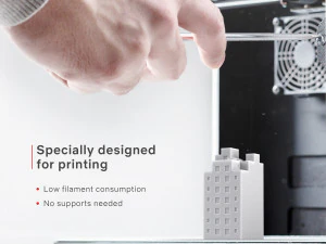 Edificio in miniatura con stampa 3D RB-US-NY-003 Modello di stampa 3D