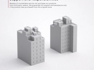 Edificio in miniatura con stampa 3D RB-US-NY-003 Modello di stampa 3D