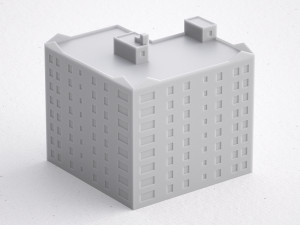 3d print miniature building rb-us-ny-004 3D Print Model