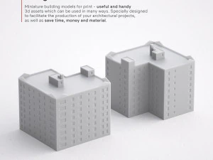 3d print miniature building rb-us-ny-004 3D Print Model