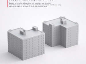 3d print miniature building rb-us-ny-004 Modèles 3D en vedette