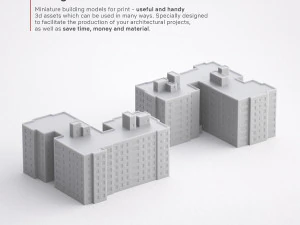 3d print miniature building rb-us-ny-005 3D Print Model