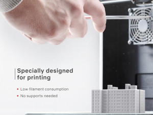 3d print miniature building rb-us-ny-005 3Dプリントモデル