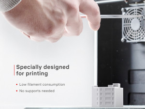 3d print miniature building rb-us-ny-006 3Dプリントモデル