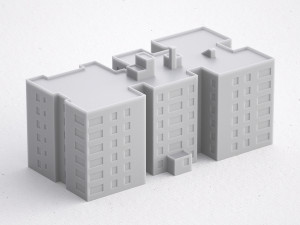 3d print miniature building rb-us-ny-007 3D 打印模型