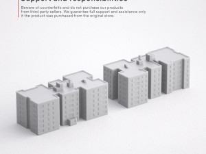 3d print miniature building rb-us-ny-007 Modello di stampa 3D