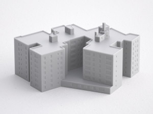 3d print miniature building rb-us-ny-008 3D Print Model