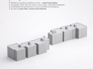 3d print miniature building rb-us-ny-009 Model do druku 3D