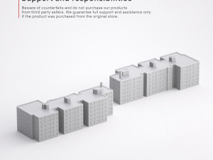 3d print miniature building rb-us-ny-009 Model do druku 3D