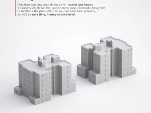 free 3d print miniature building rb-us-ny-010 3D Print Model