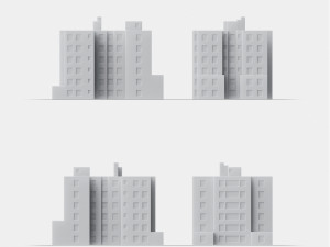 free 3d print miniature building rb-us-ny-010 3D Baskı Modeli