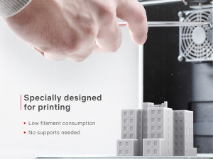 free 3d print miniature building rb-us-ny-010 3D Baskı Modeli