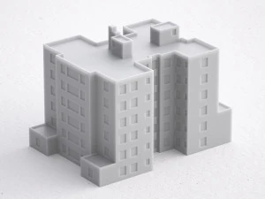 free 3d print miniature building rb-us-ny-010 3D Print Model