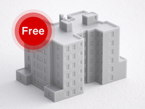 free 3d print miniature building rb-us-ny-010 3D Print Model