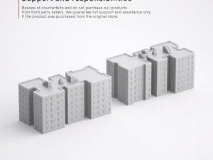 3d print miniature building rb-us-ny-011 3D Принт Модель